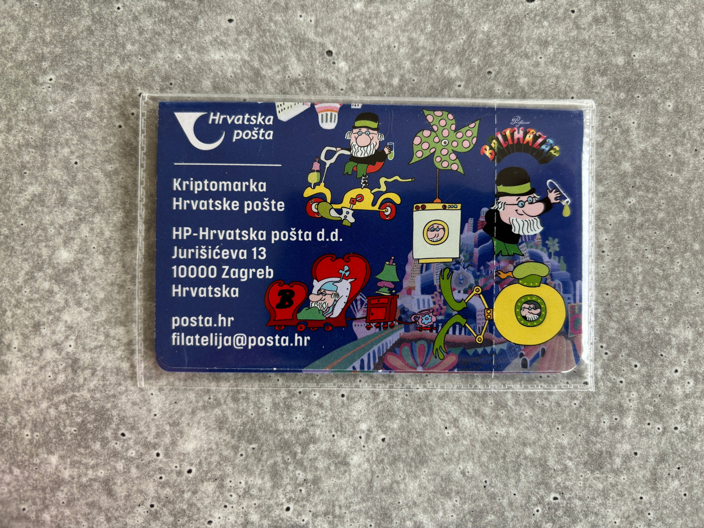 Croatian Crypto Stamp - Postereum 5: Baltazar (sealed)