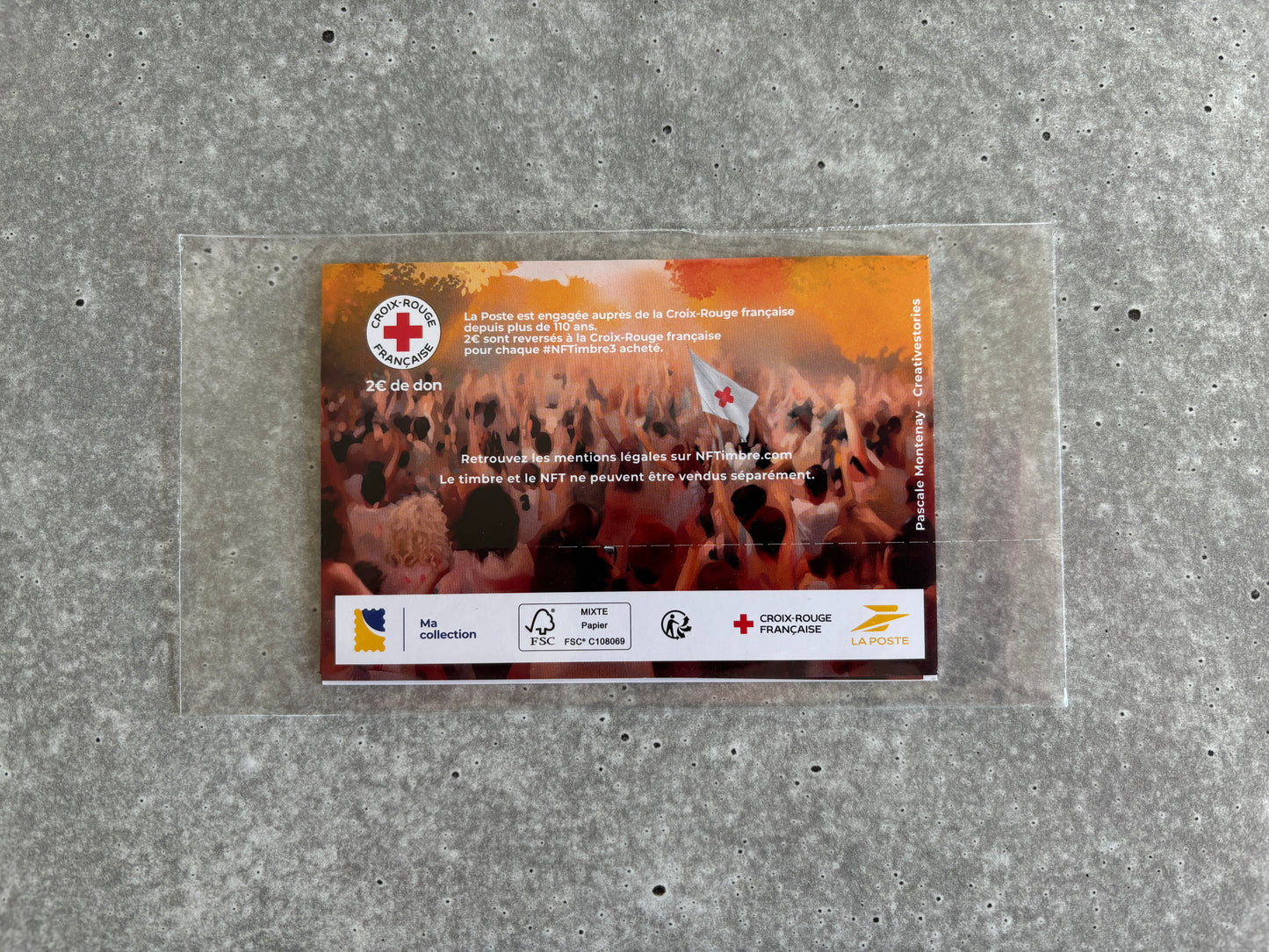 French Crypto Stamp - #NFTimbre 3 (sealed)