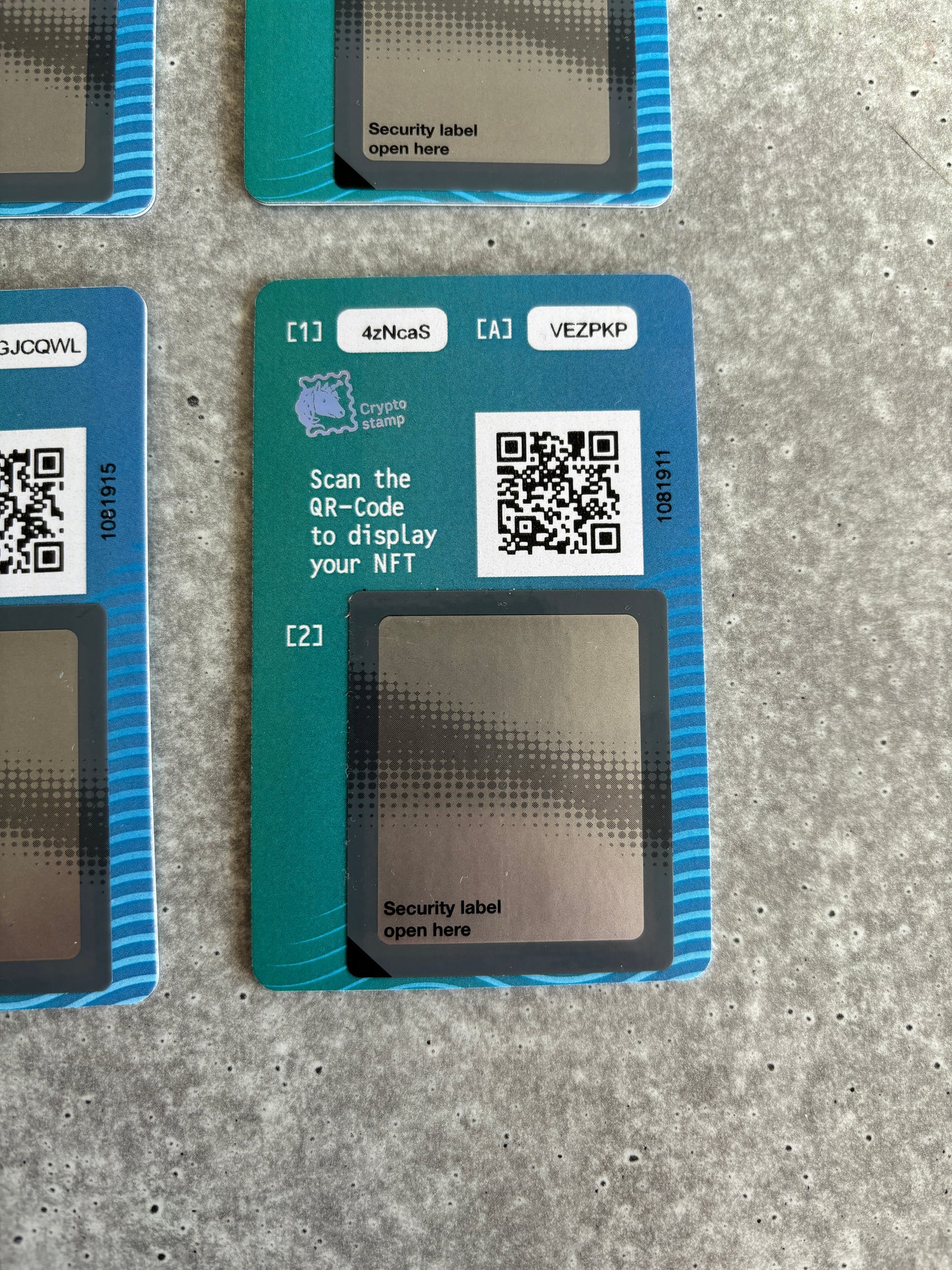 NL Crypto Stamp - CS5.1 Lion (Set: Black to Yellow)