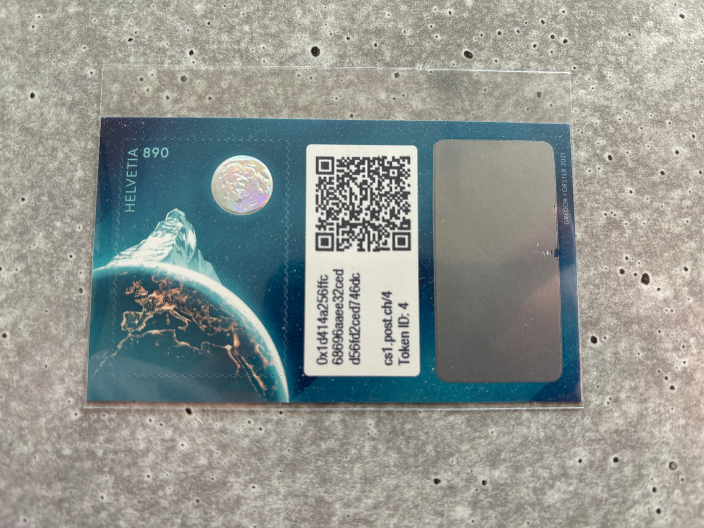 First Swiss Crypto Stamp - ID 4