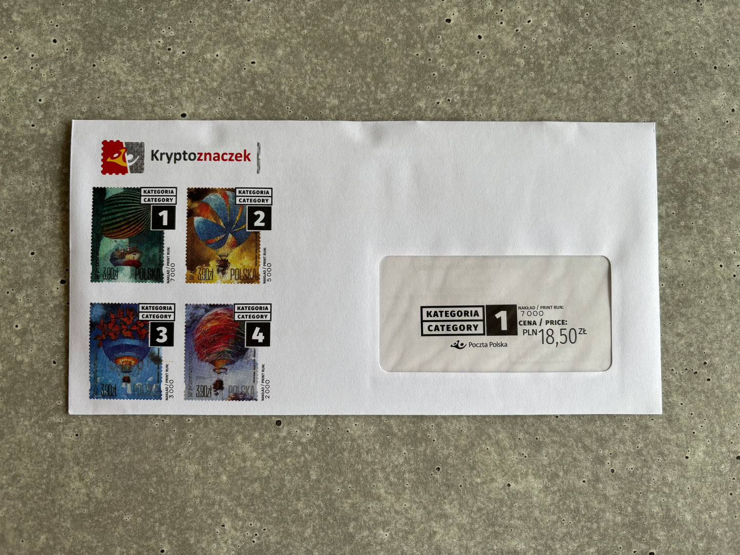 Polish Crypto Stamp 2 - In the skies: Category 1 (sealed)