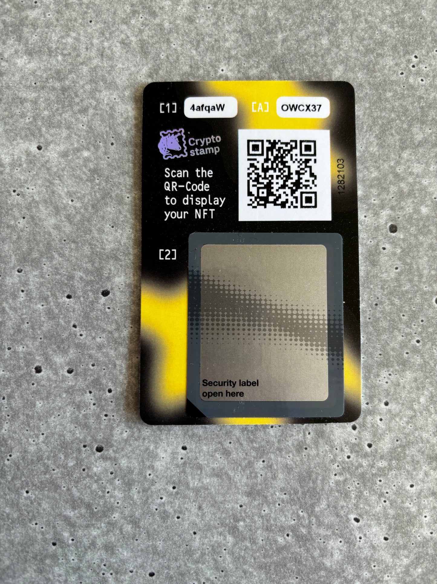 Crypto Stamp - CS6 Dragon (Set: Black to Yellow)