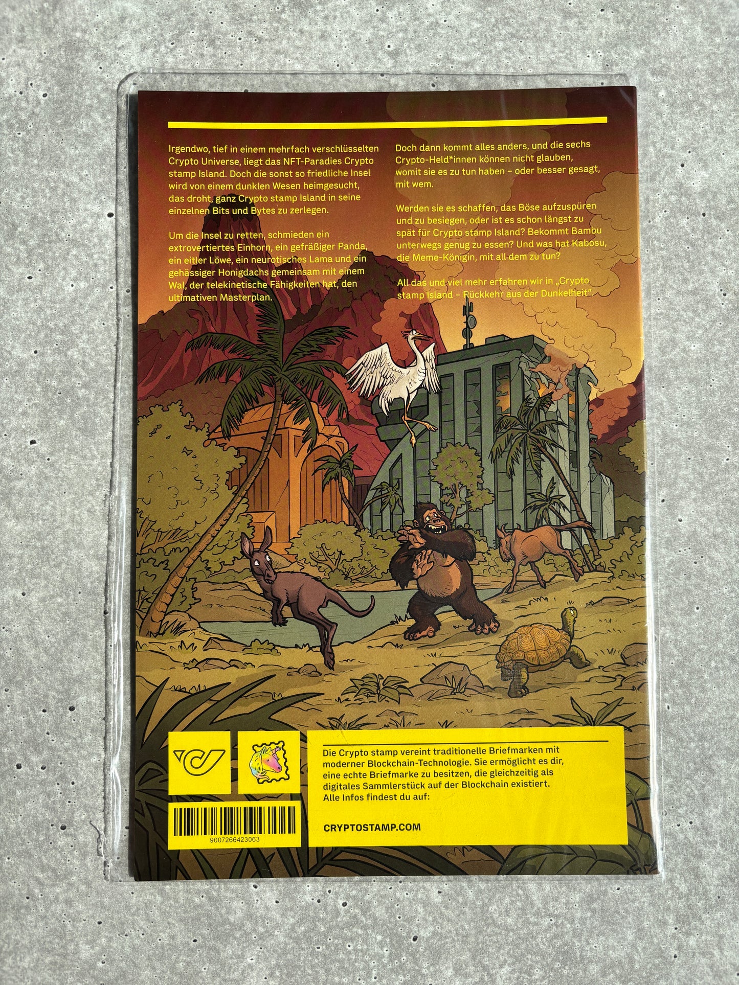 Crypto Stamp Island Comic (new, sealed)