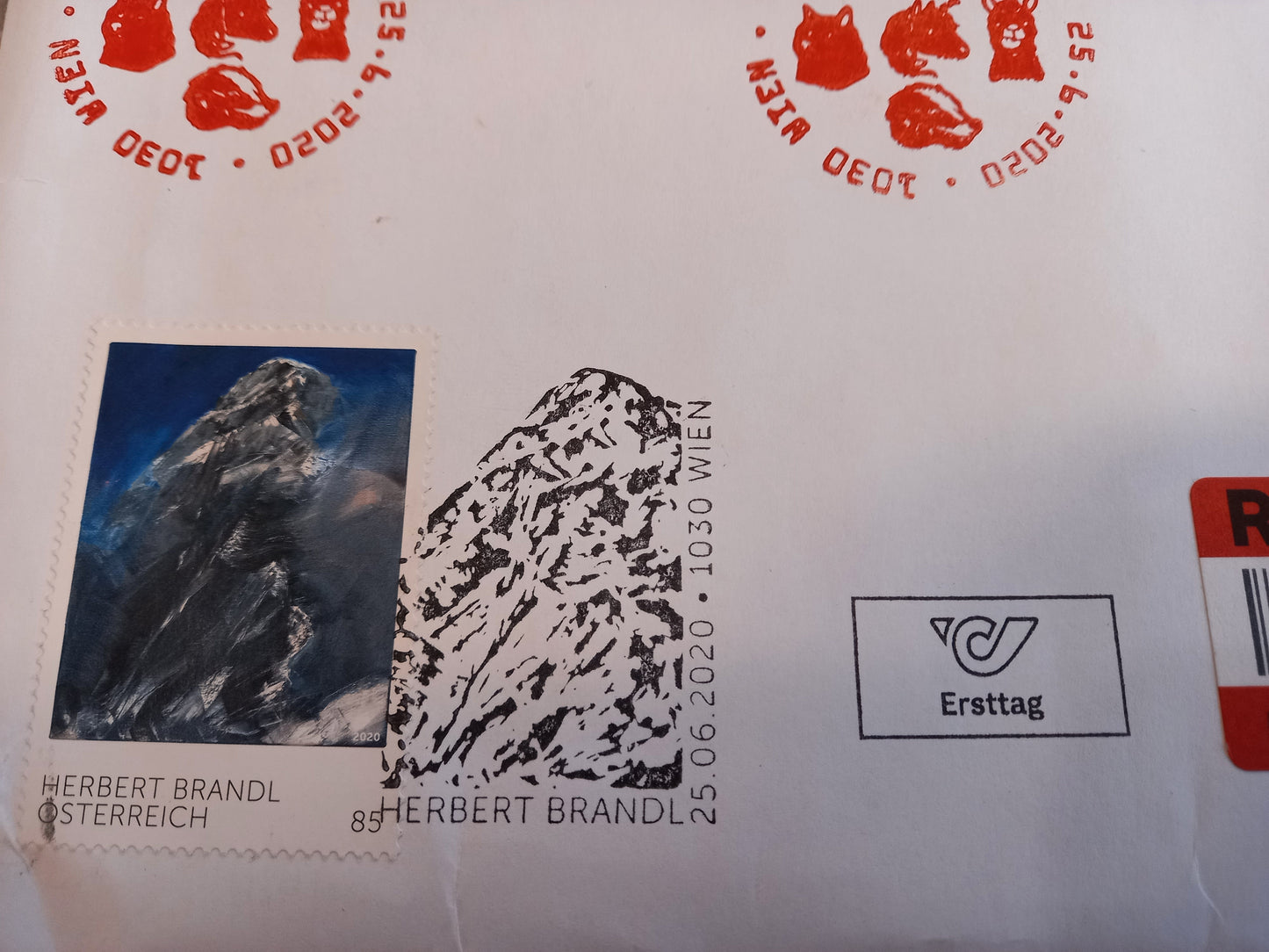 First Day Cover - Großbrief mit 10 CS2 Doge Stamps