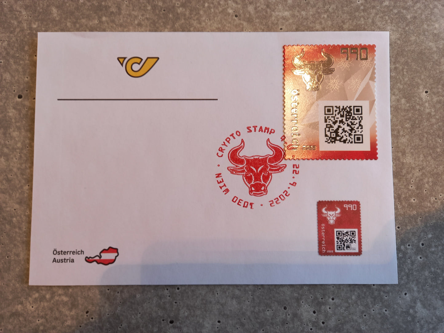 First Day Cover - CS4 (Set: Black to Red)