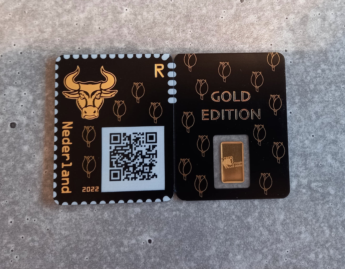 Crypto Stamp - Golden Bull (Netherland)