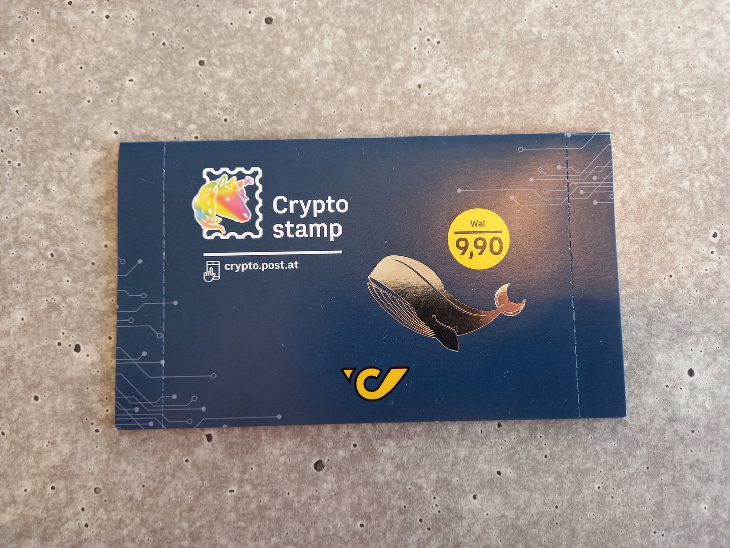 Crypto Stamp - CS3.0 Whale (original sealed)