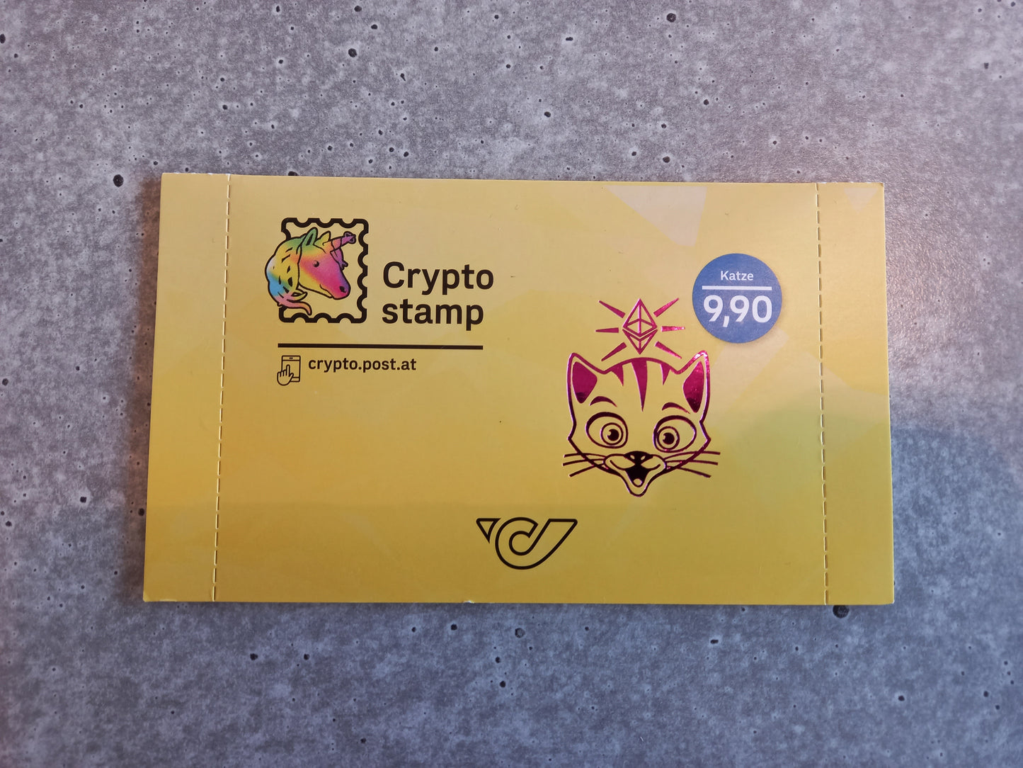 Crypto Stamp - CS3.1 Cat (original sealed)