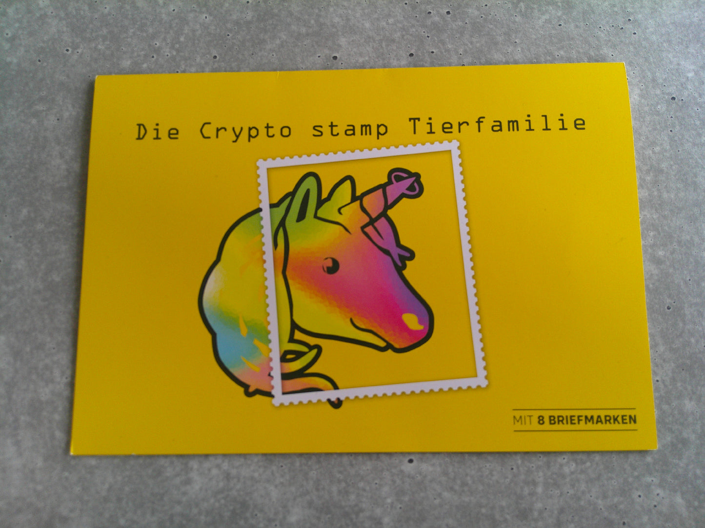 Die Crypto Stamp Tierfamilie - Stamp Sheet (mint/postfrisch)