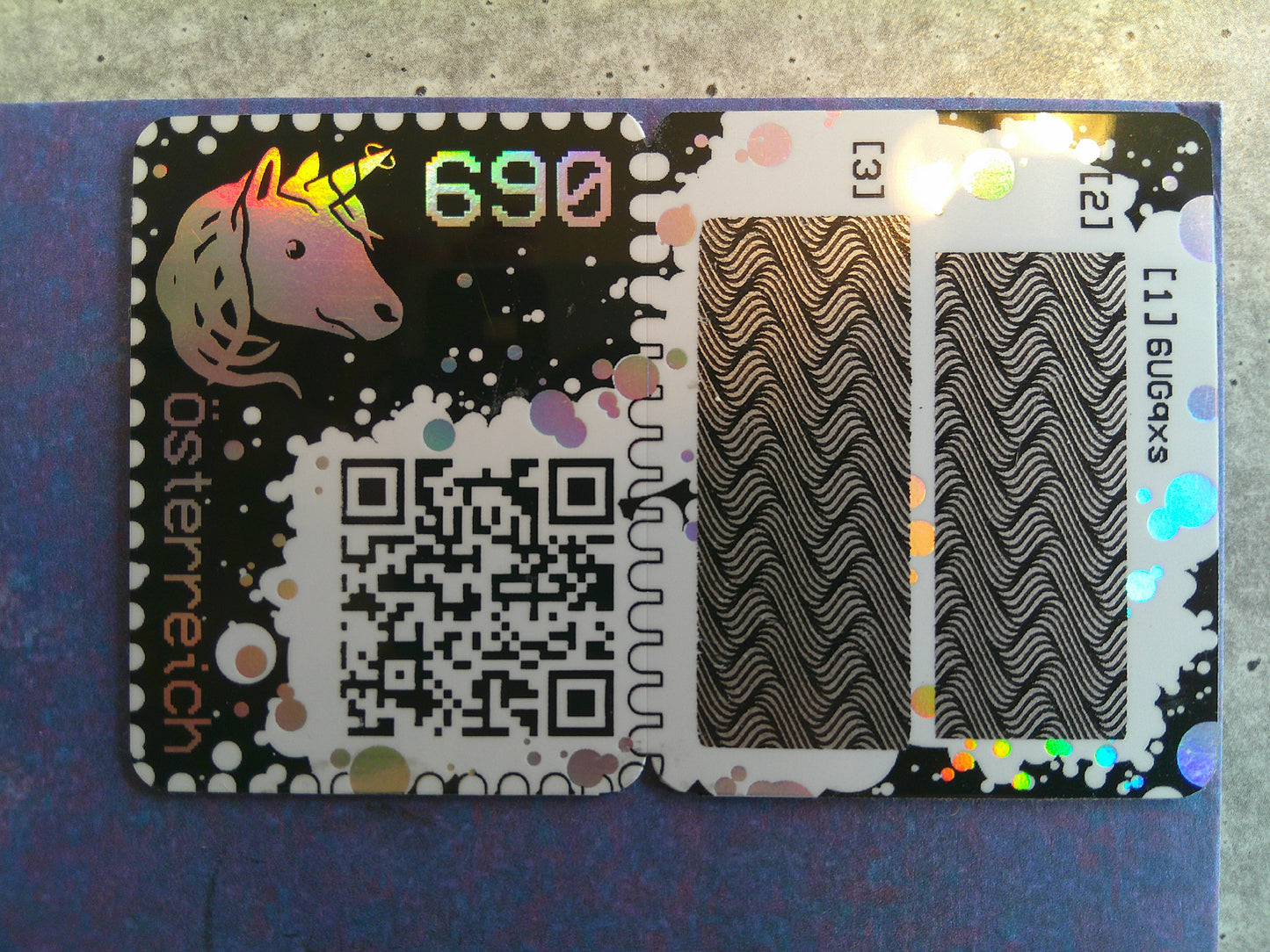 Run Cover - run on day of the ETH2.0 phase0 start; Set of 2 blue covers (black and green stamp)