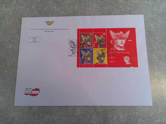 First Day Cover - Der Merkur / Mercury