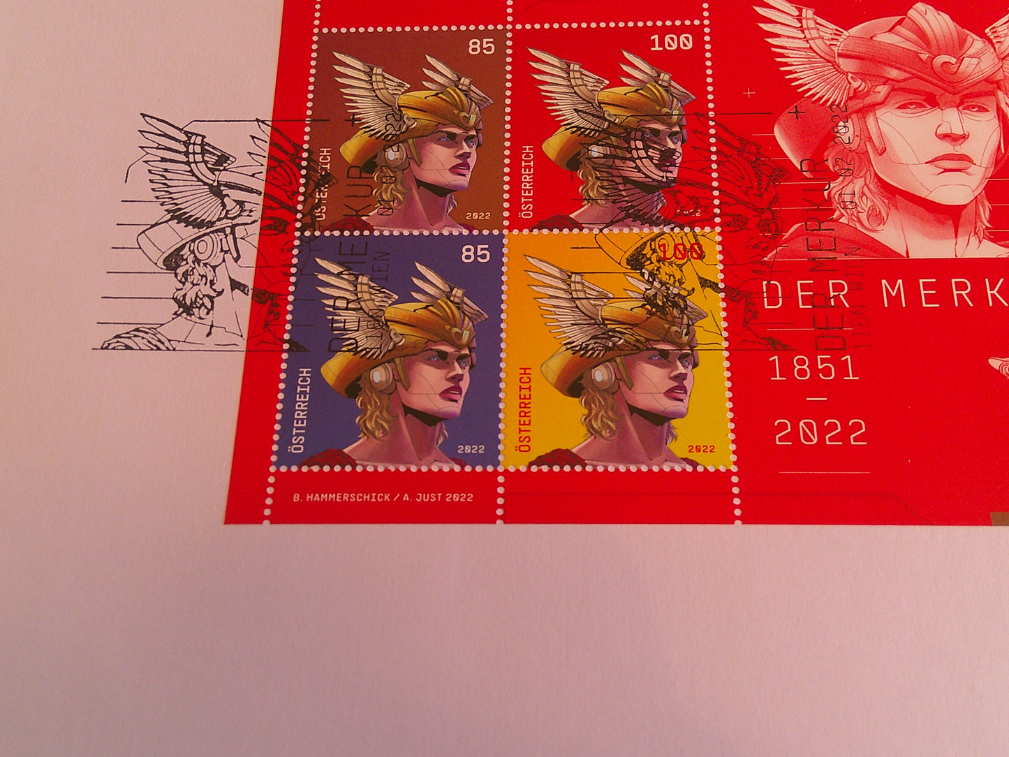 First Day Cover - Der Merkur / Mercury