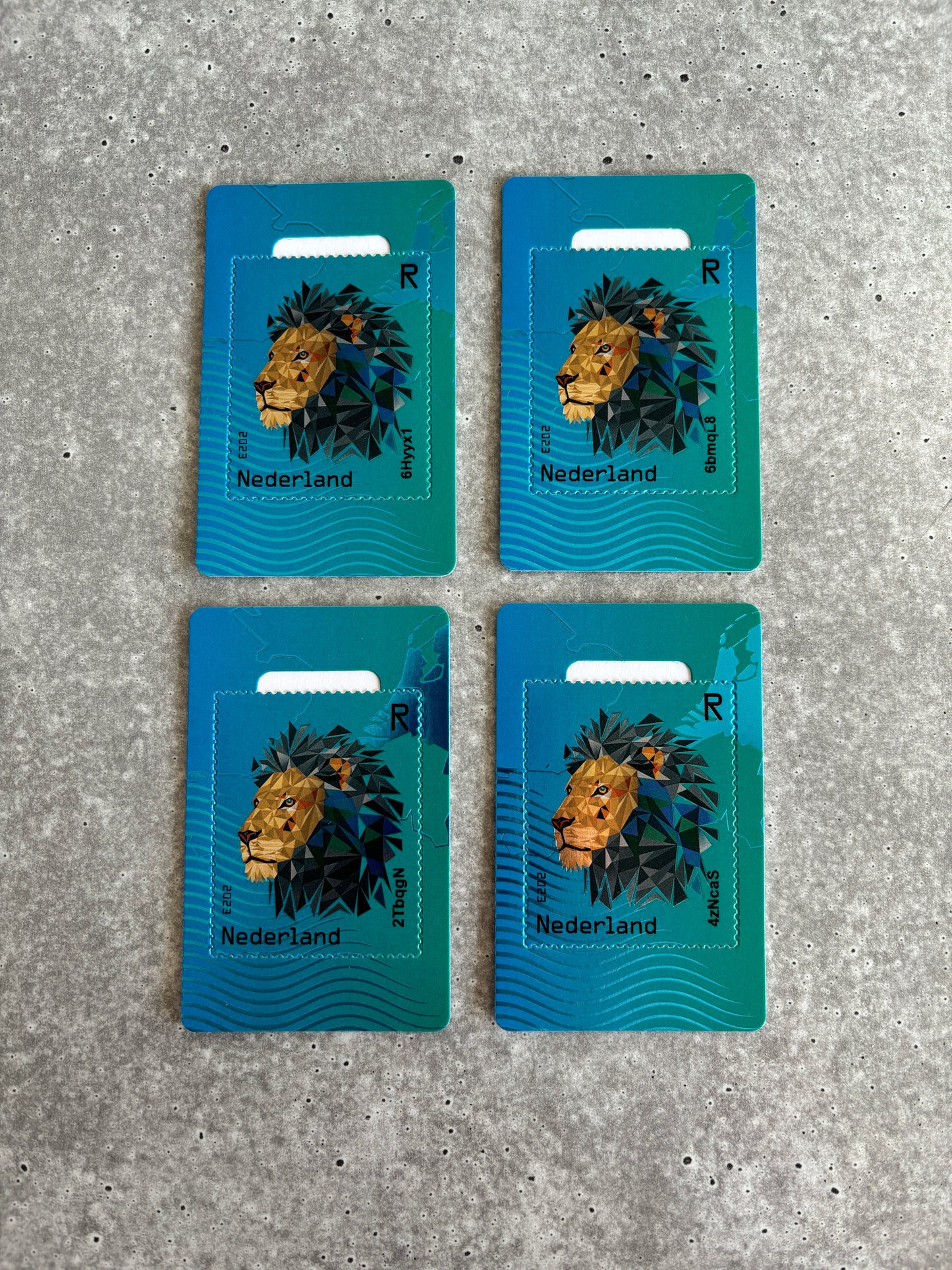 NL Crypto Stamp - CS5.1 Lion (Set: Black to Yellow)