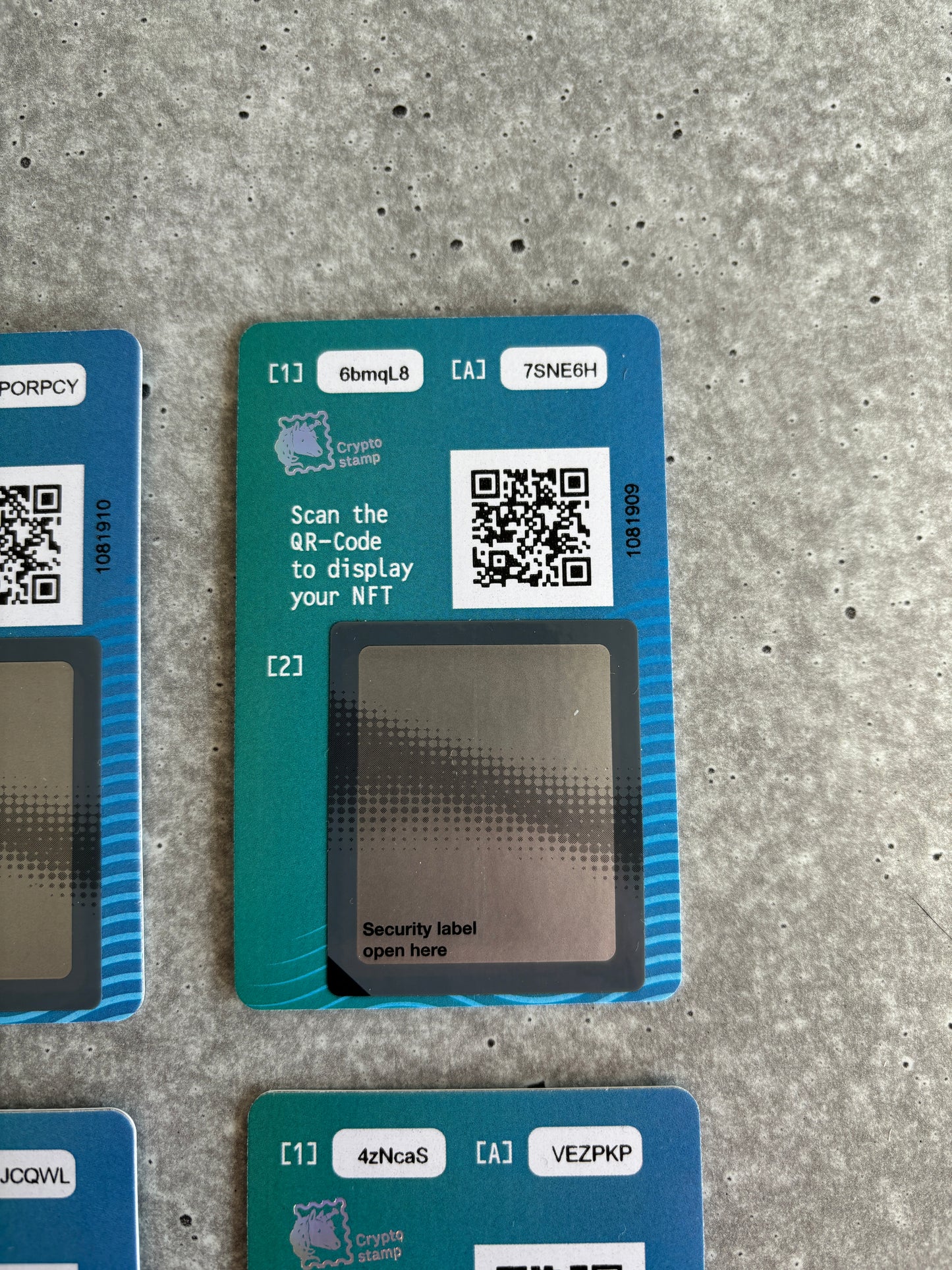 NL Crypto Stamp - CS5.1 Lion (Set: Black to Yellow)