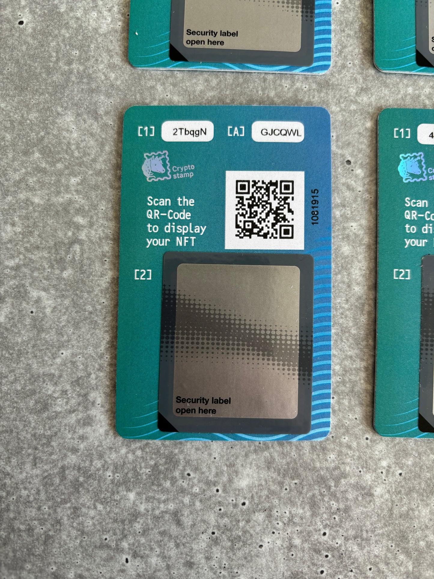 NL Crypto Stamp - CS5.1 Lion (Set: Black to Yellow)