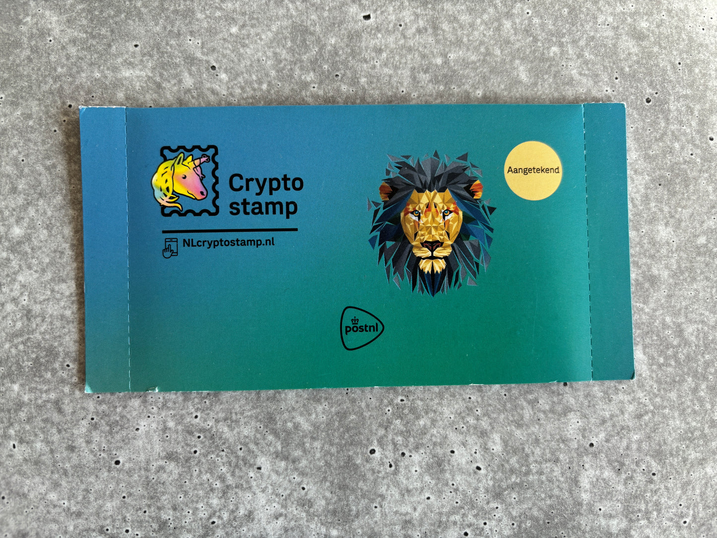 NL Crypto Stamp - CS5.1 Lion (sealed)