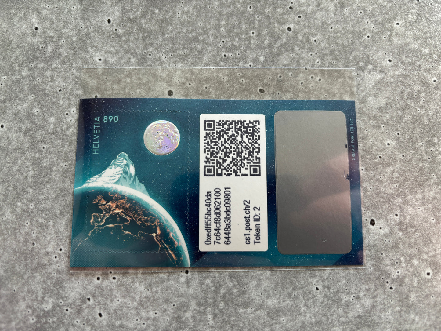 First Swiss Crypto Stamp - ID 2