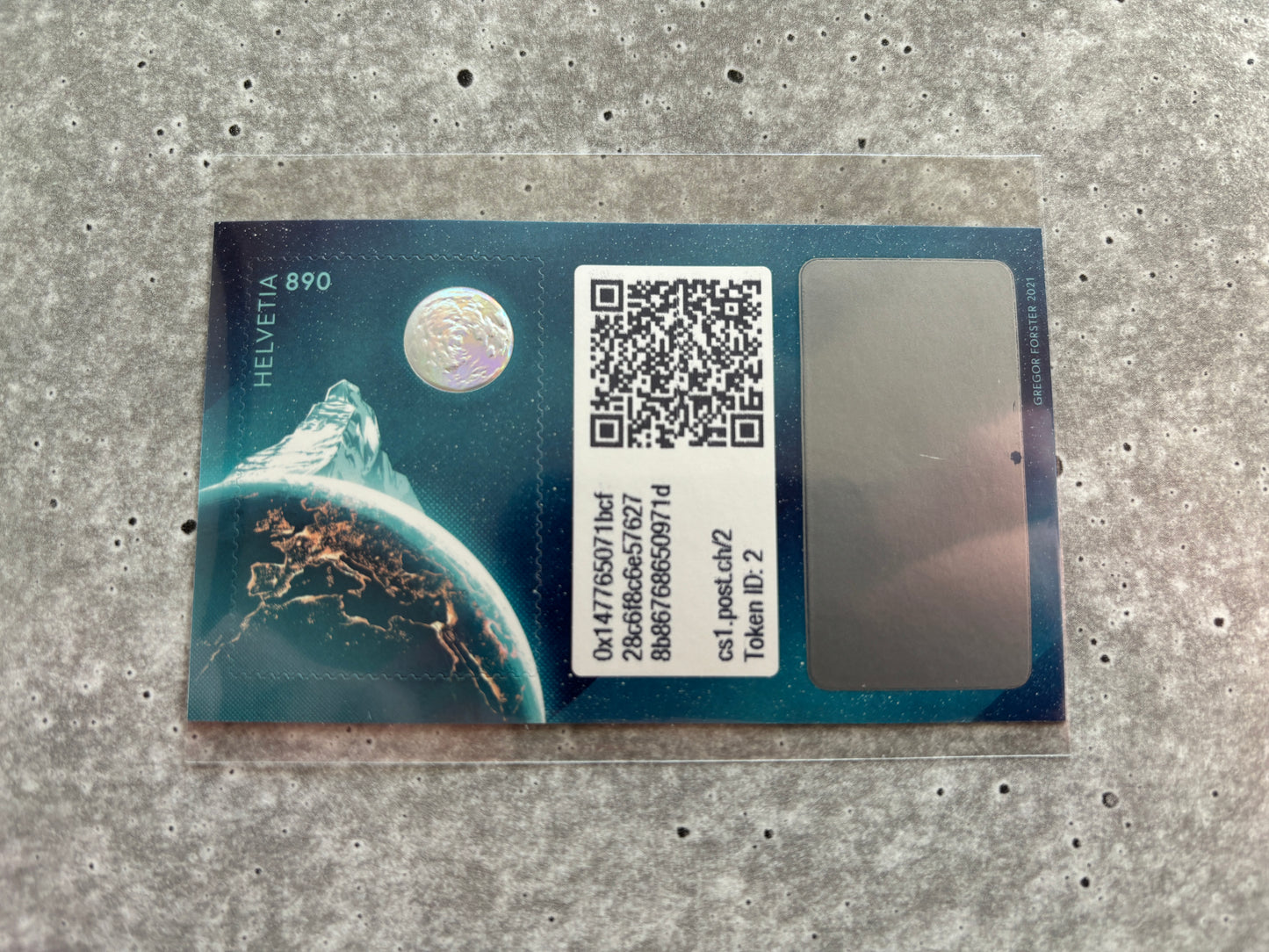 First Swiss Crypto Stamp - ID 2