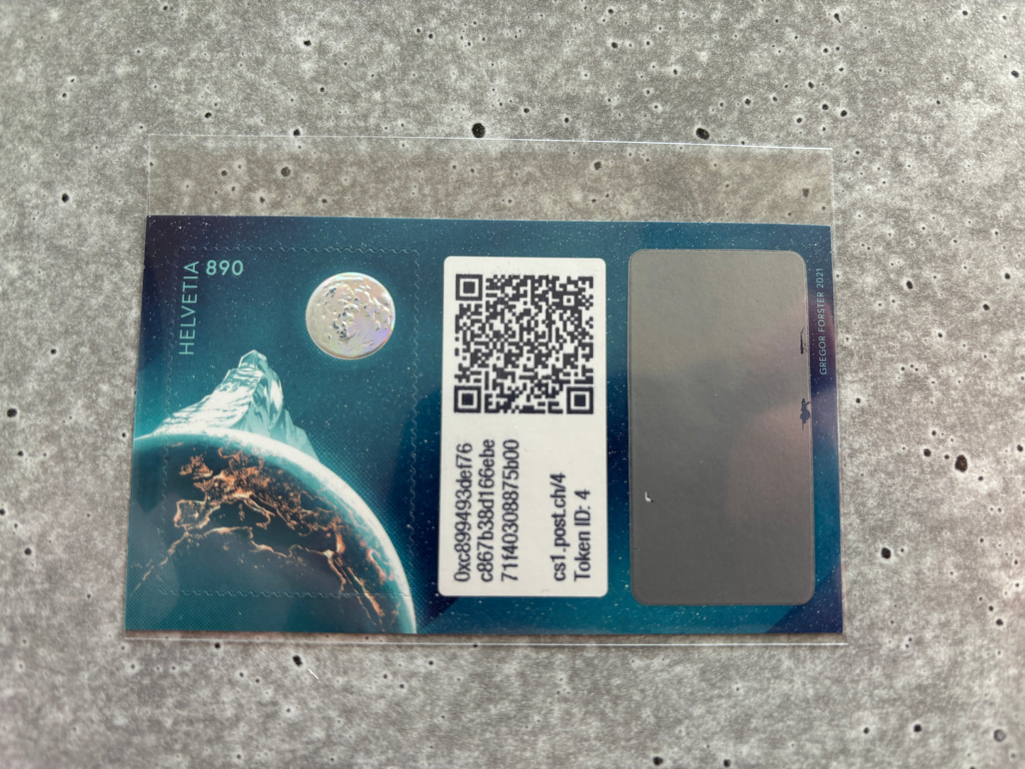 First Swiss Crypto Stamp - ID 4