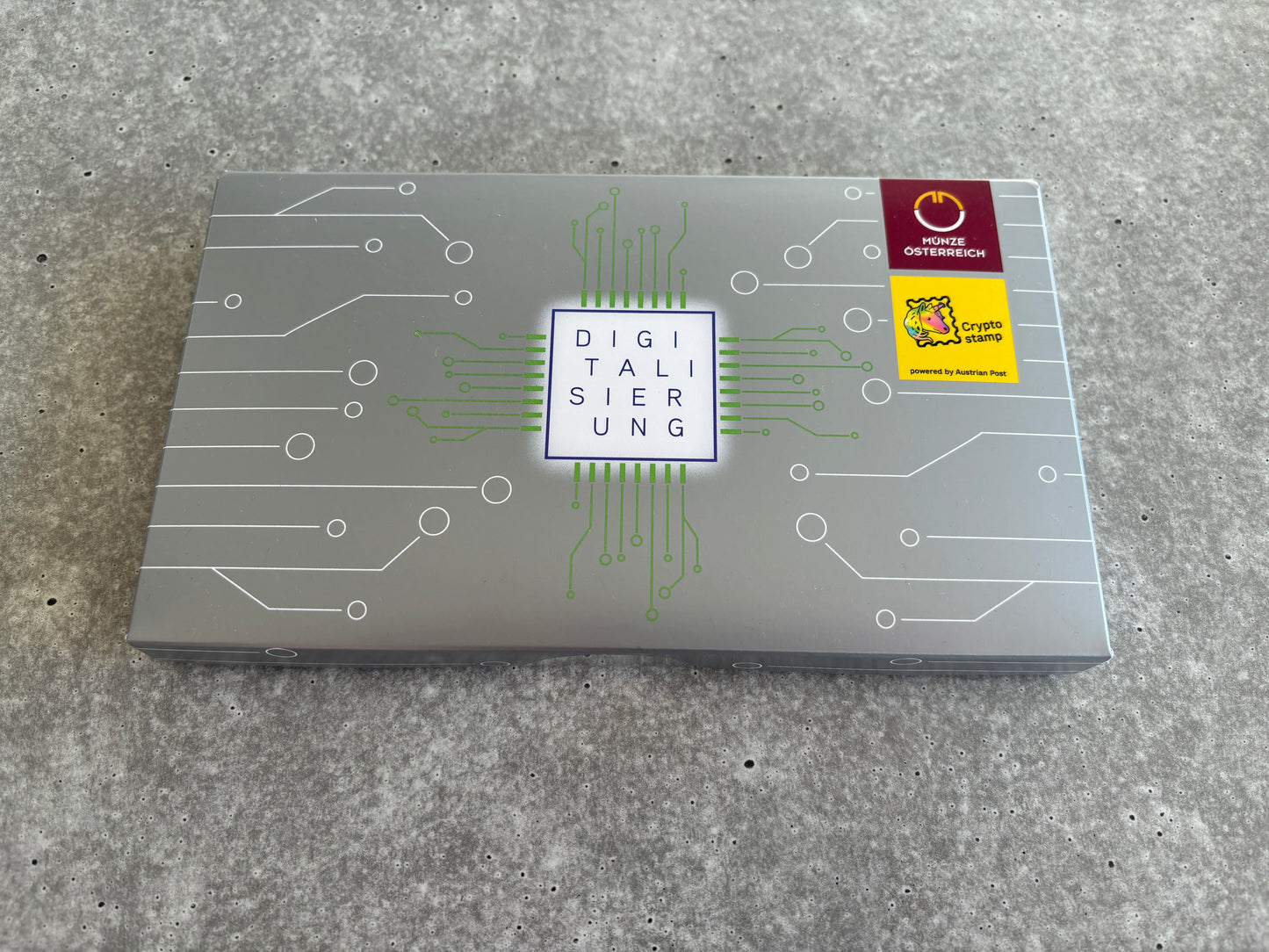 Crypto Stamp - Digitalisation Set of Coin + Stamp (sealed)