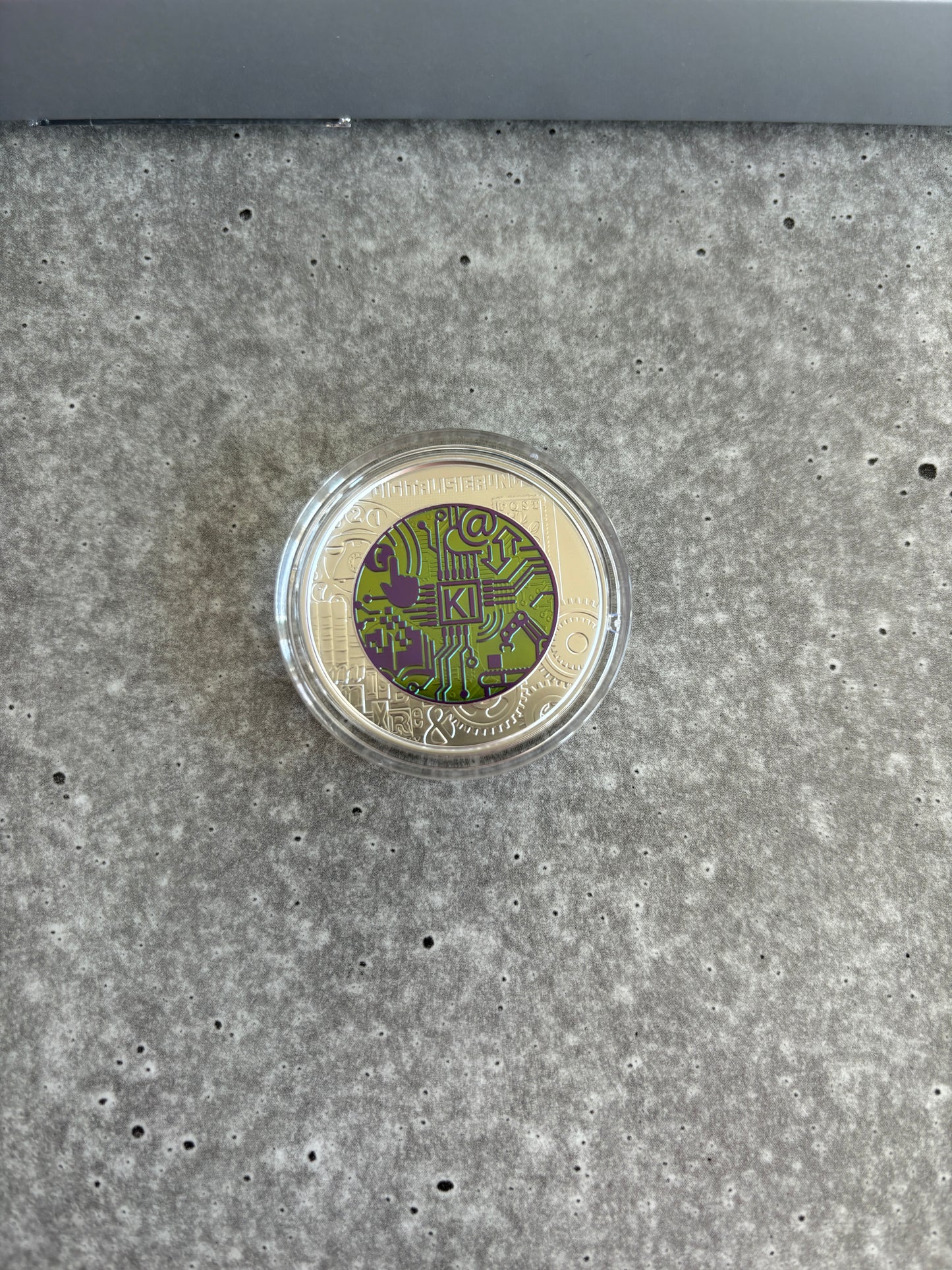 First Day Cover - Digitalisierung Crypto Stamp + Coin (5 digit)