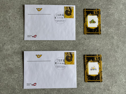 First Day Cover - Crypto Stamp Safe Dragon (Set of both motives) (2)