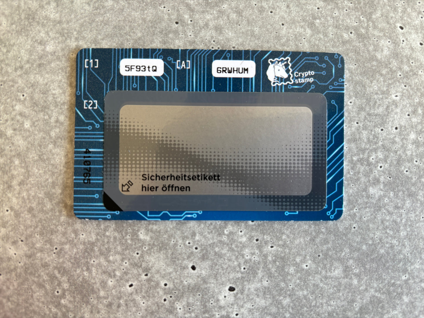 First Day Cover - CS3 Whale (yellow stamp)