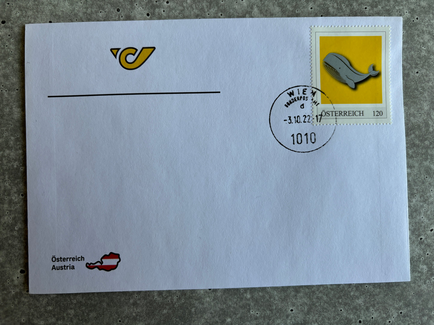 FDC - Die Crypto Stamp Tierfamilie (Set of all stamps on FDC)