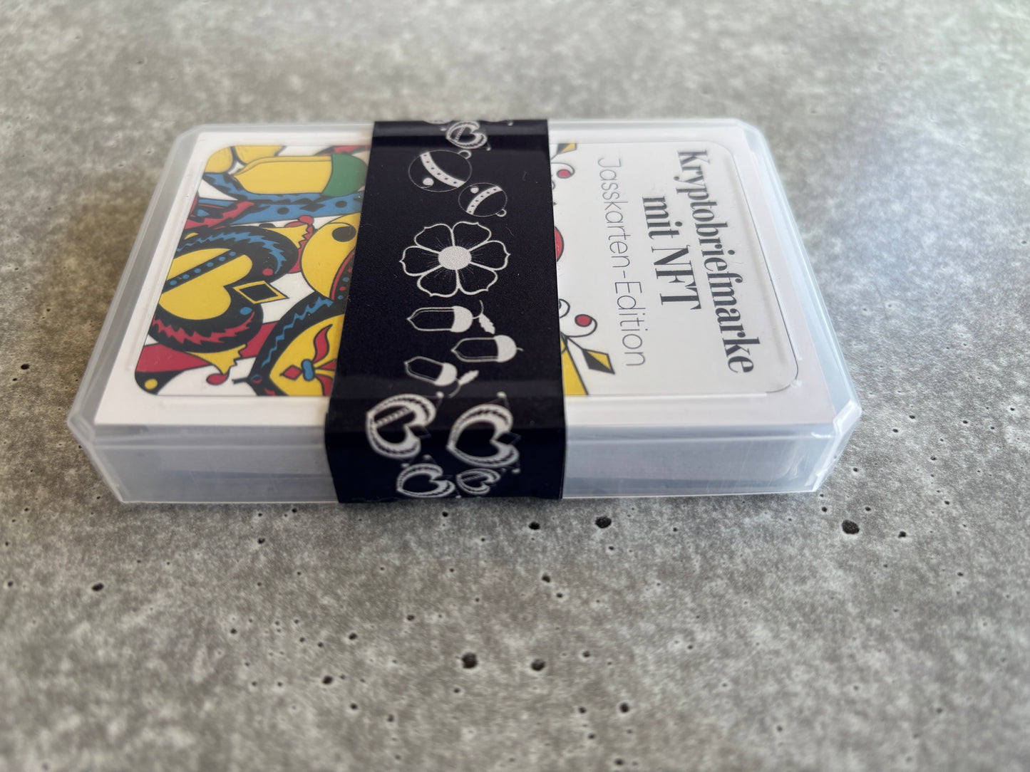 Liechtenstein Crypto Stamp - Jasskarten-Edition (original sealed)