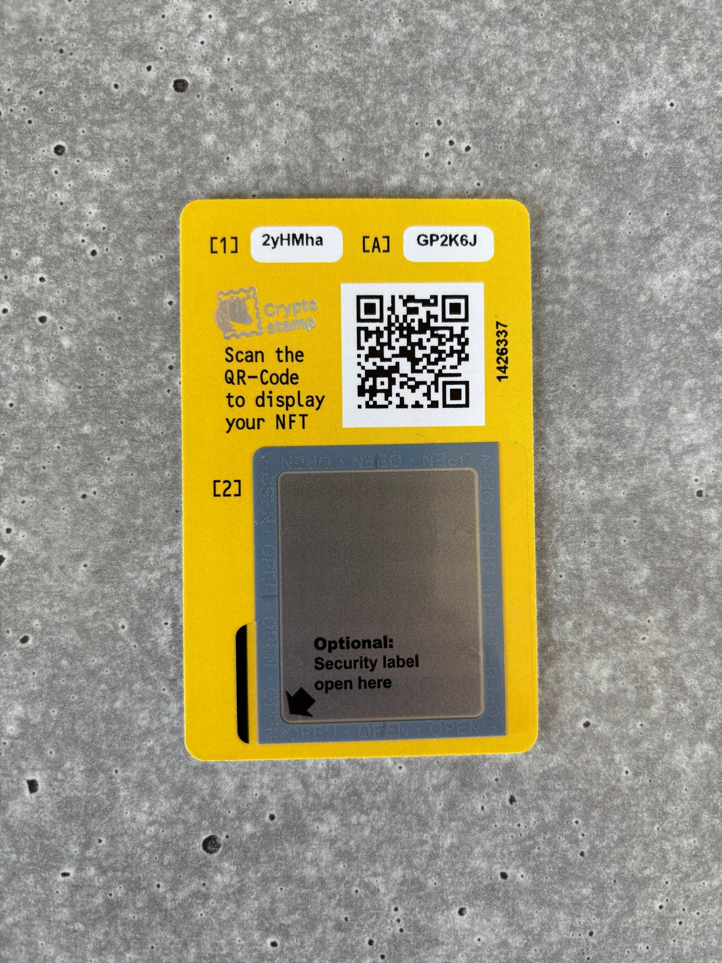 Crypto Stamp Island - Raka FDC (black) (4)