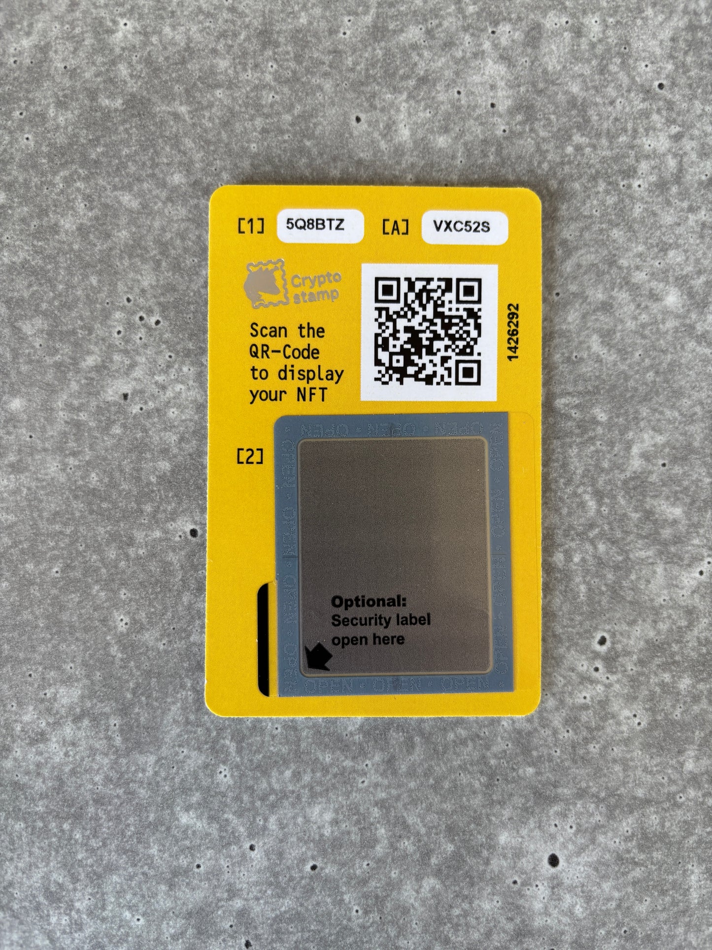 Crypto Stamp Island - Raka FDC (black) (3)