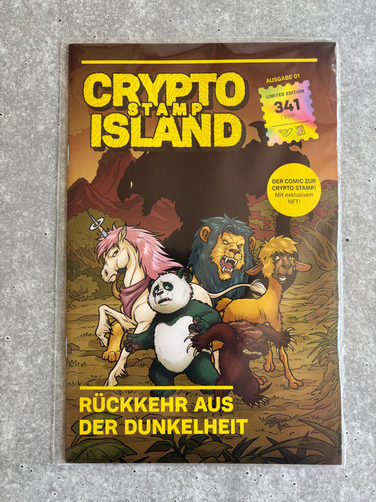 Crypto Stamp Island Comic (new, sealed)