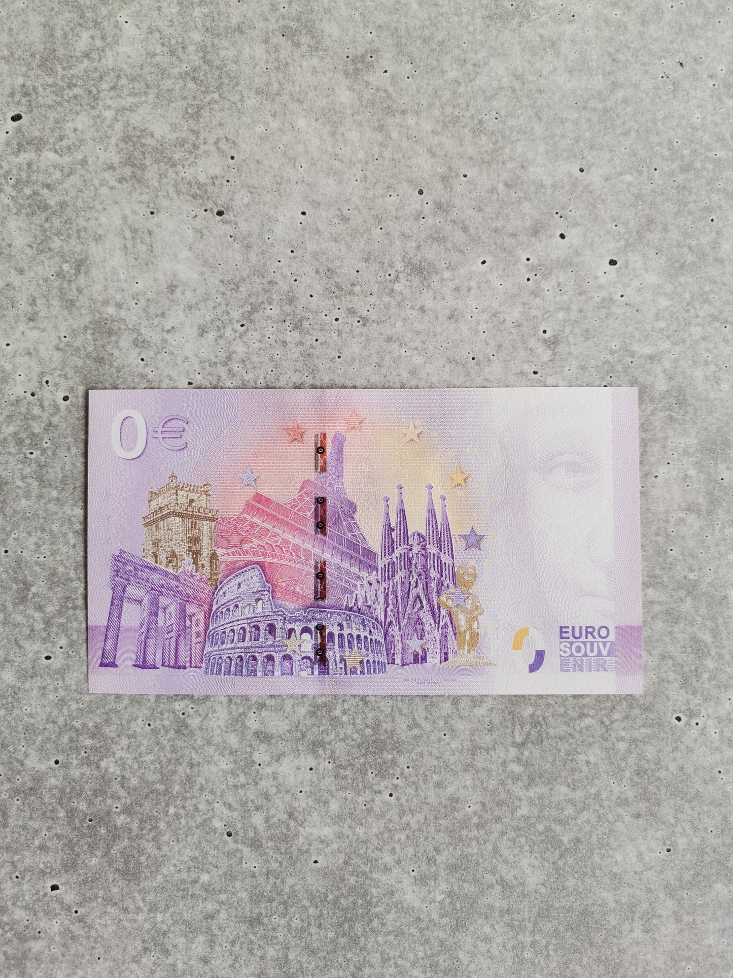 0-Euro bill (United Arab Emirates - Golden Jubilee)