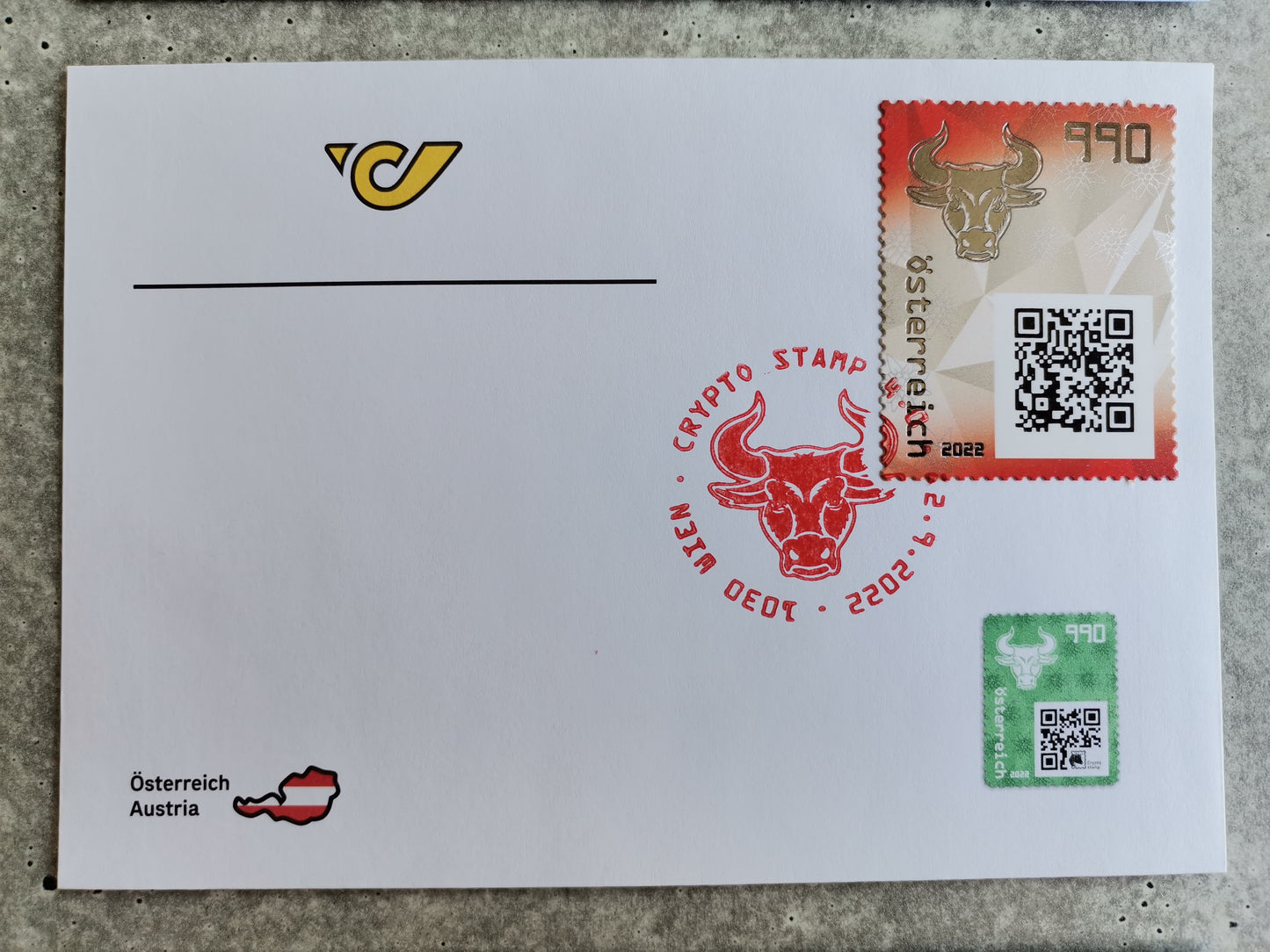 First Day Cover - CS4 (Set: Black to Yellow)