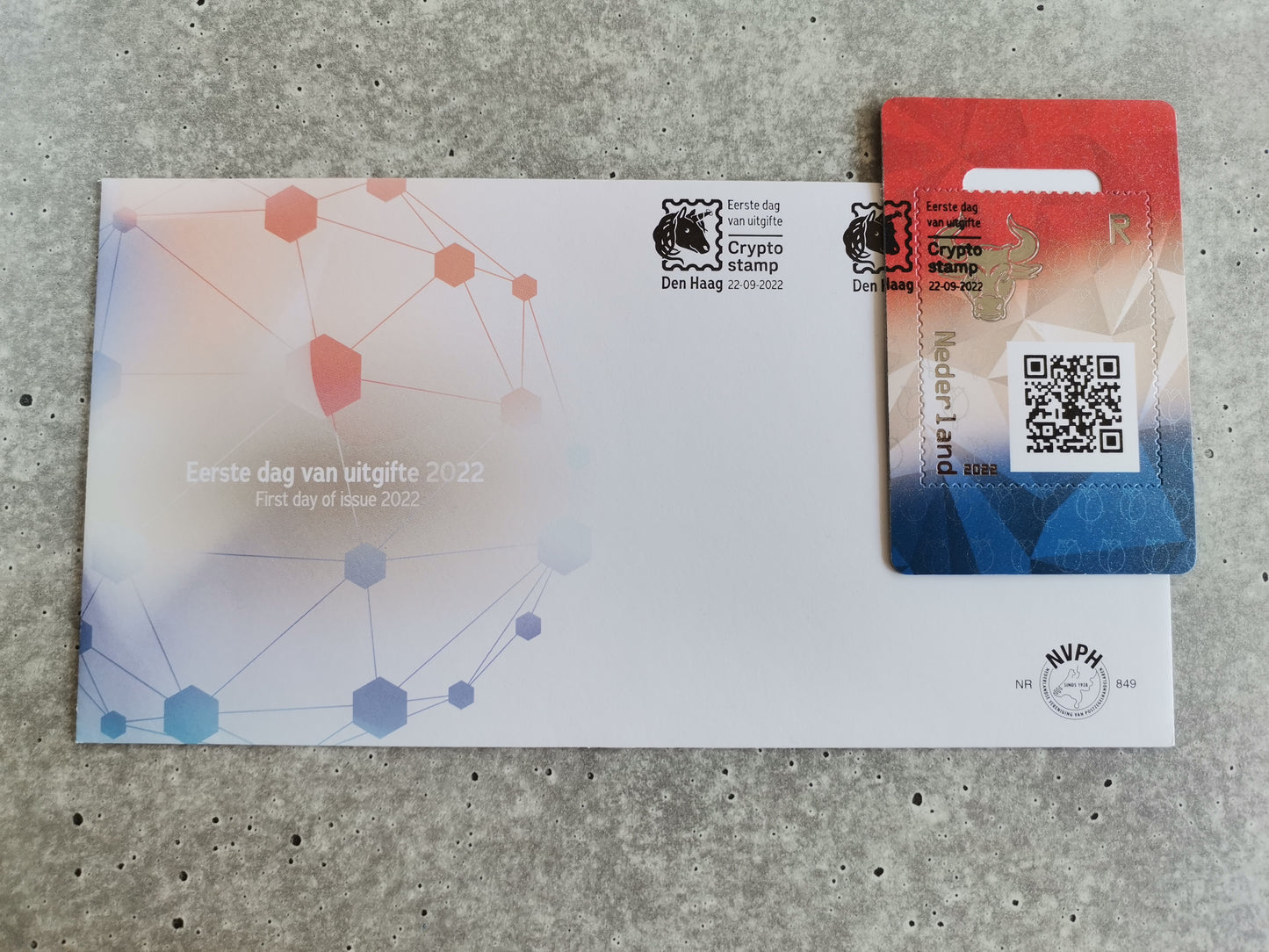 First Day Cover - CS4 Netherlands, official cover (black)