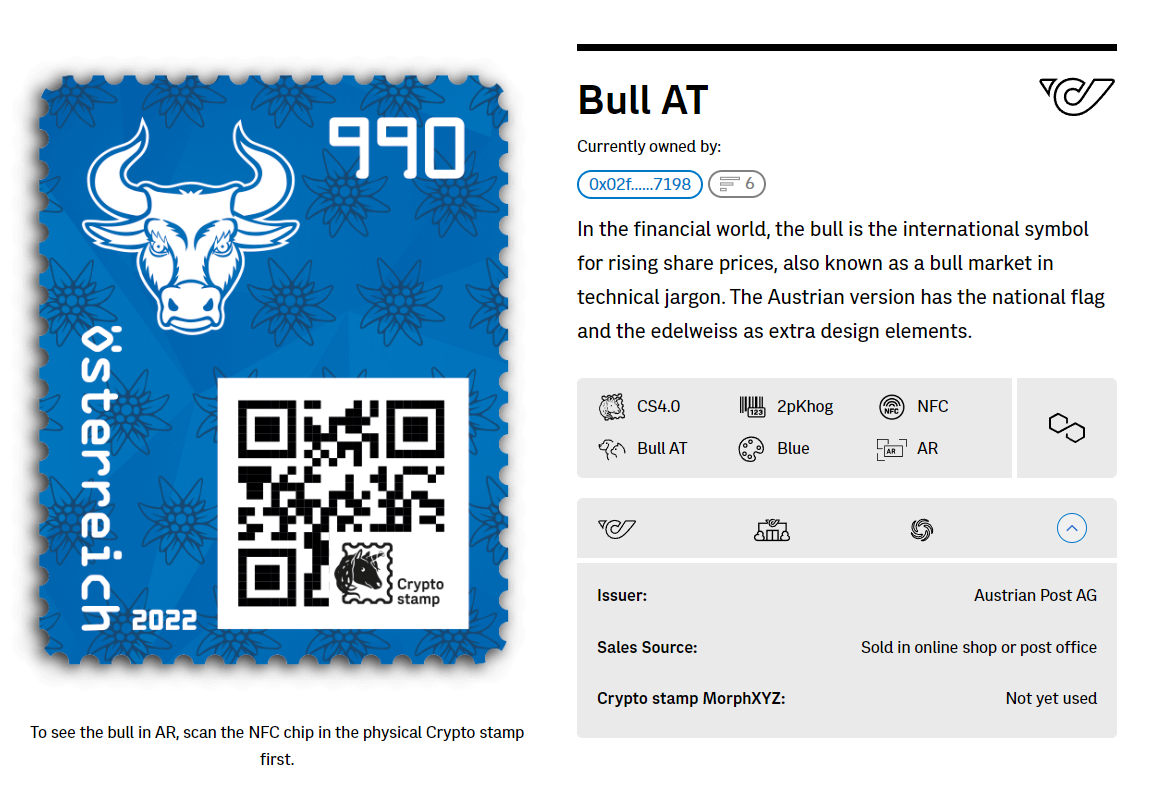 First Day Cover - Set of CS4 Bull & CS5 Bear FDC (blue stamp and crystal stamp)