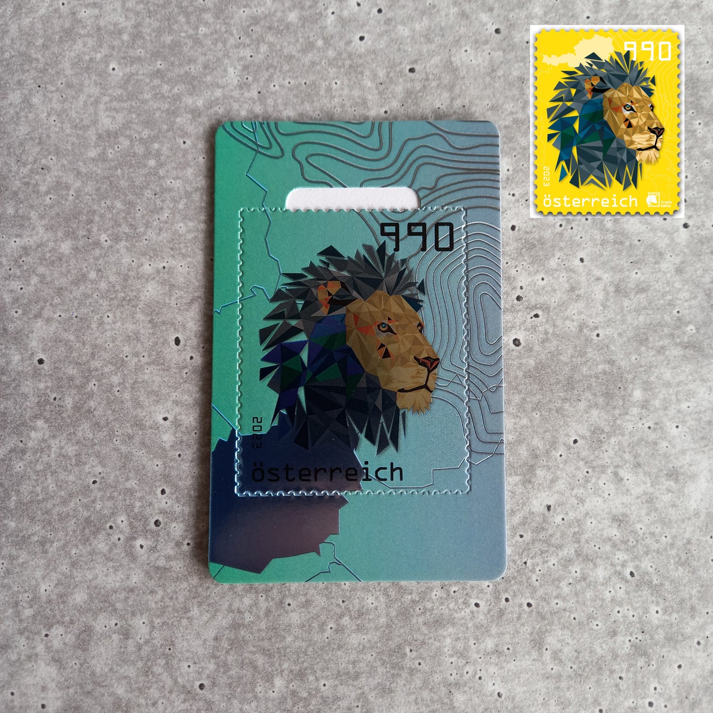 Crypto Stamp - CS 5.1 Lion (Austria)