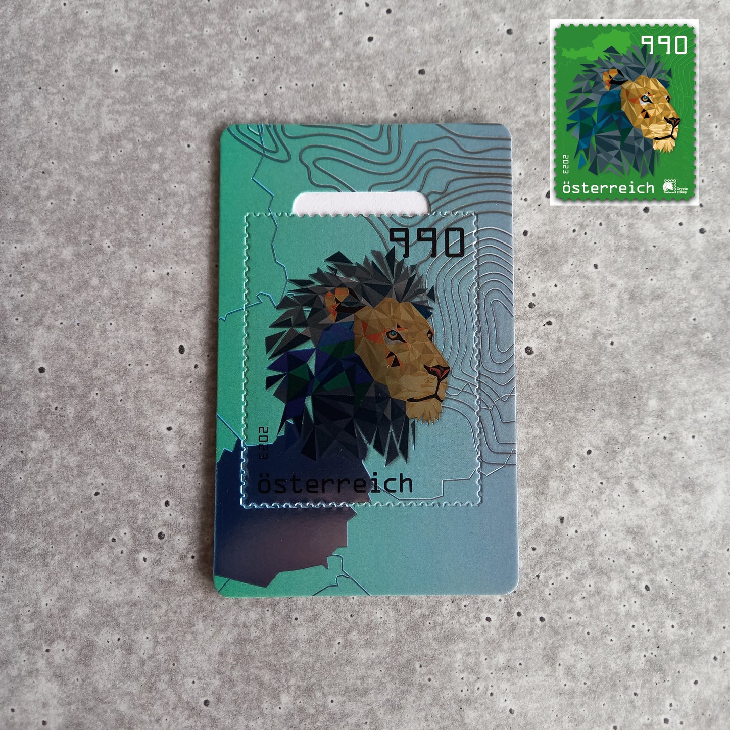 Crypto Stamp - CS 5.1 Lion (Austria)