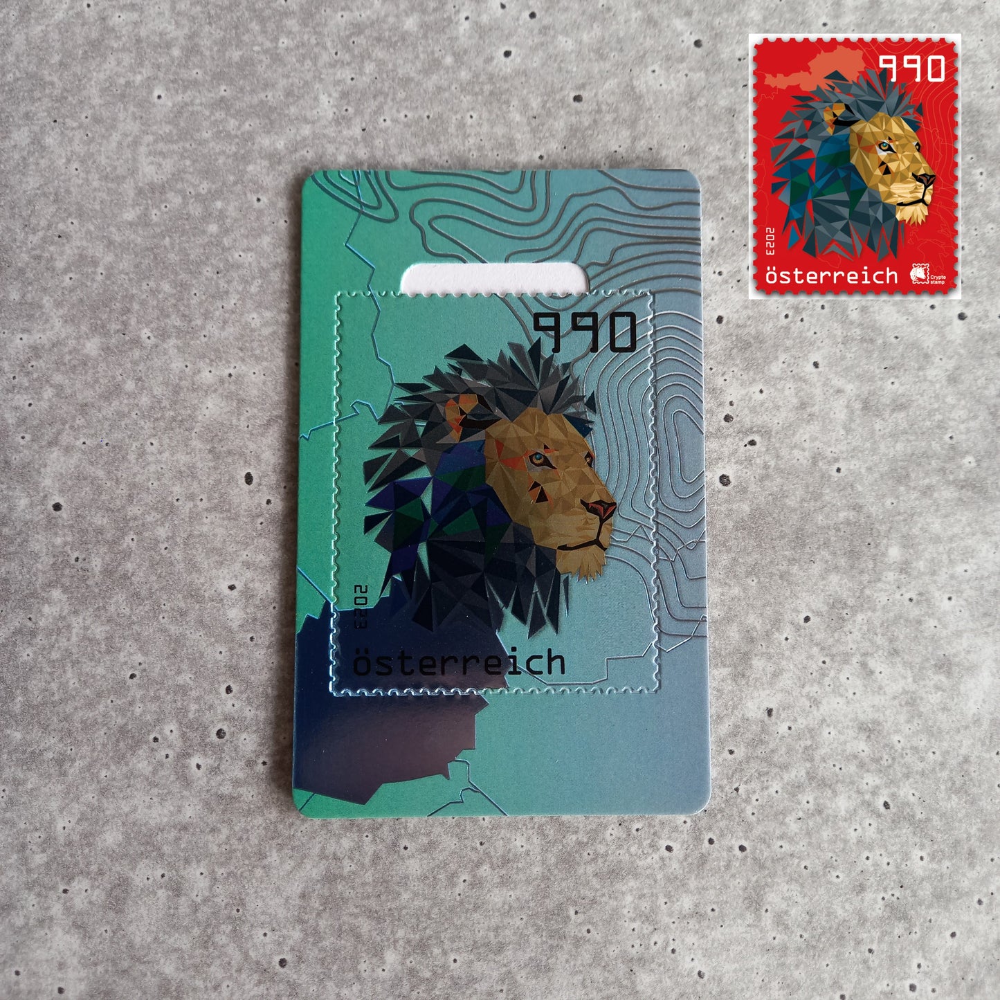 Crypto Stamp - CS 5.1 Lion (Austria)