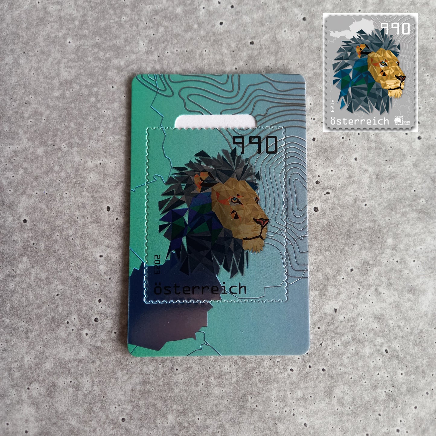 Crypto Stamp - CS 5.1 Lion (Austria)