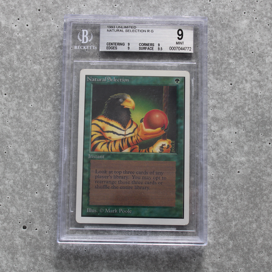 Magic the Gathering - Natural Selection (Unlimited, BGS 9 - MINT)