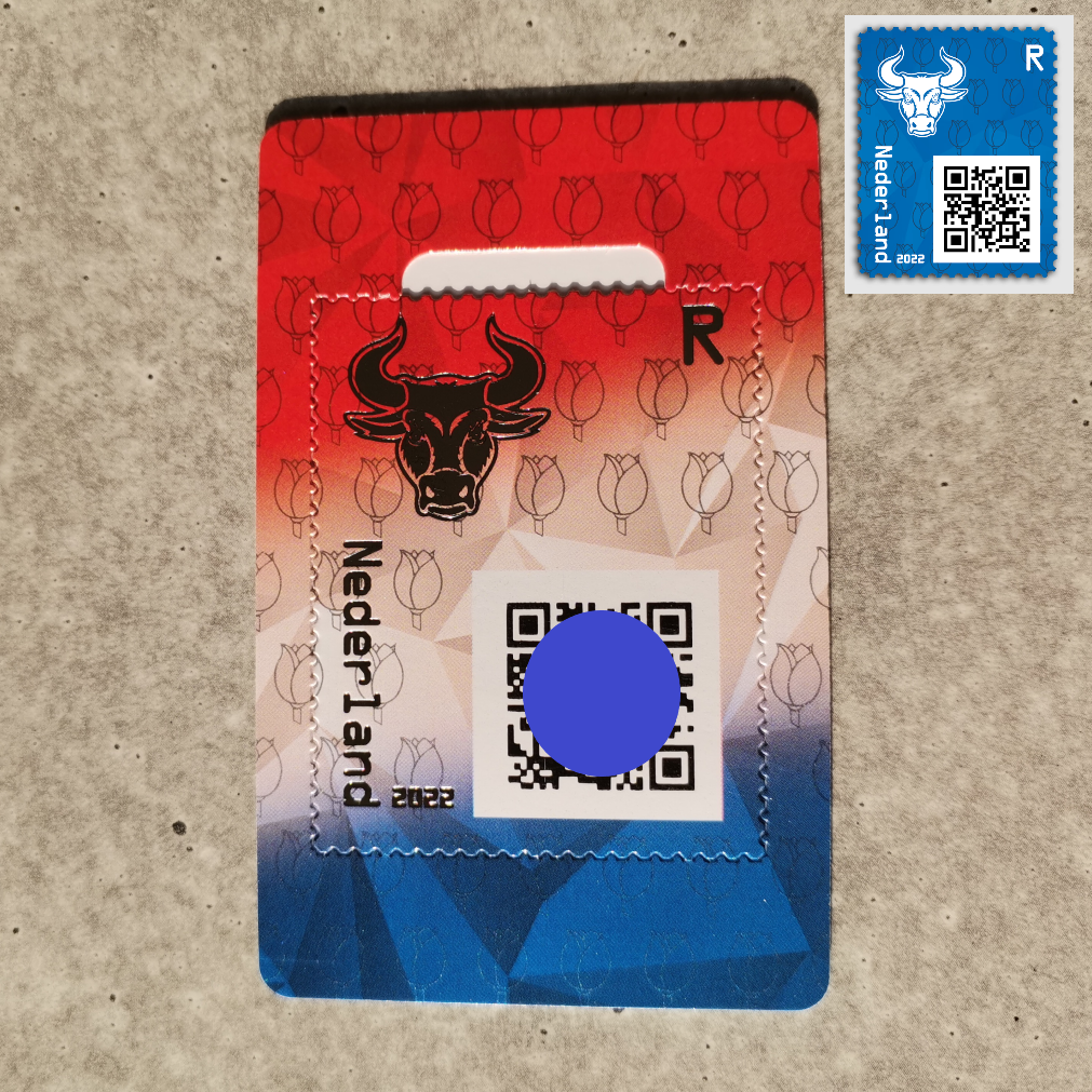 Crypto Stamp 4 - CS 4.0 Bull (Netherlands)