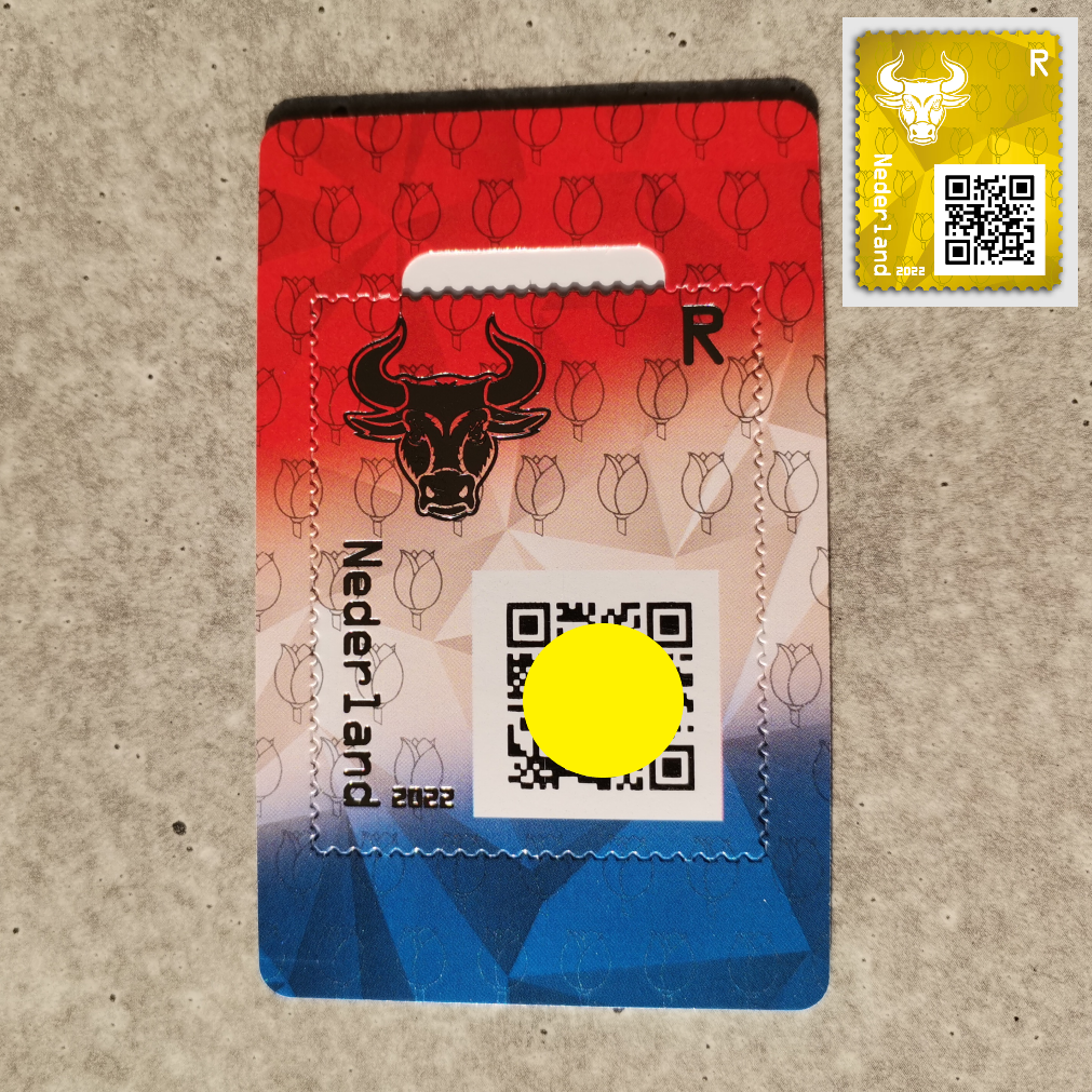 Crypto Stamp 4 - CS 4.0 Bull (Netherlands)