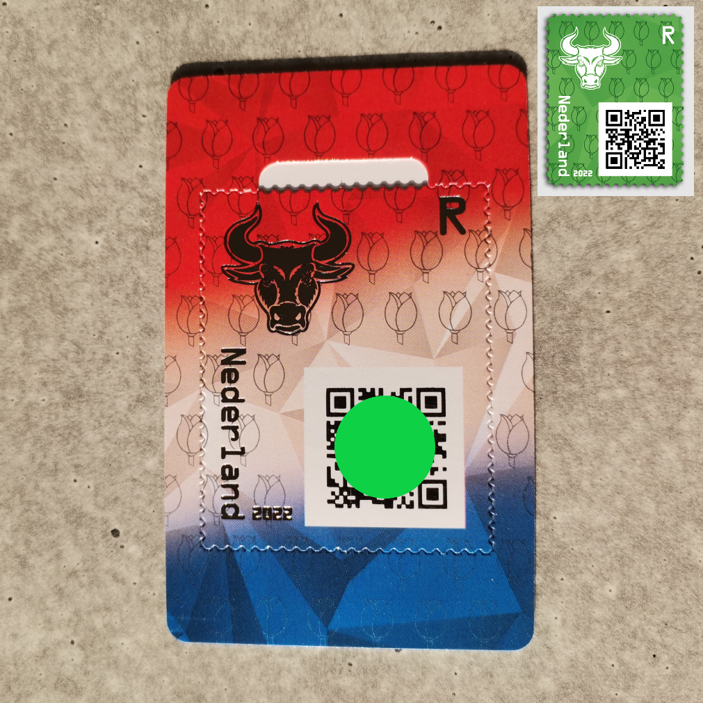 Crypto Stamp 4 - CS 4.0 Bull (Netherlands)