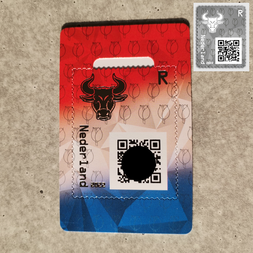 Crypto Stamp 4 - CS 4.0 Bull (Netherlands)