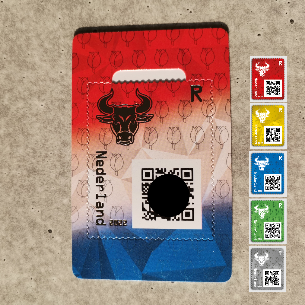 Crypto Stamp 4 - CS 4.0 Bull (Netherlands)